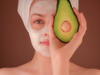 Naturliga ansiktsmasker för olika hudtyper illustration
