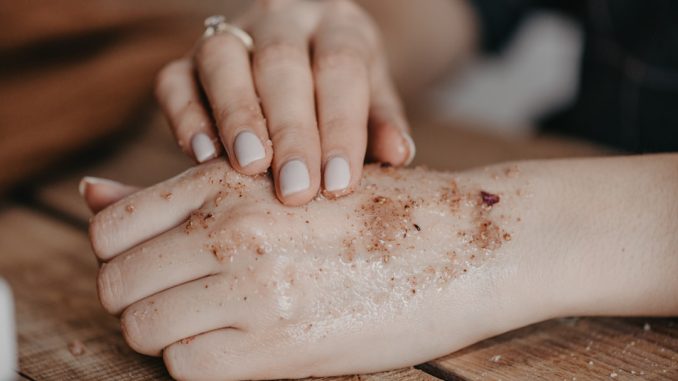 Psoriasis och eksem illustration